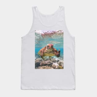 Funny Turtle Tank Top